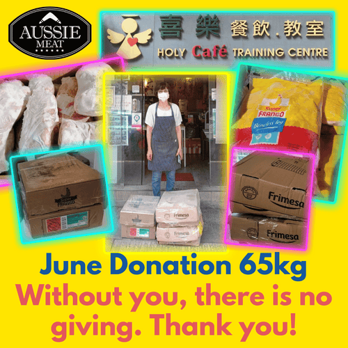 Aussie Meat donated 65kg to Holy Café! | Donation | Jun 2021 - Aussie Meat, Meat delivery, online butcher, BBQ Grills, Wine