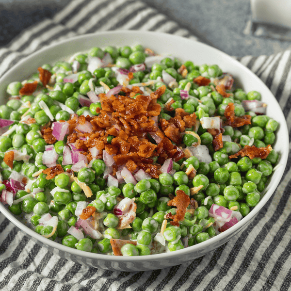 Organic Pea Salad with Bacon | Aussie Meat