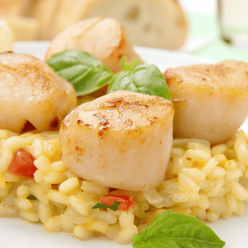 How To Prepare Brown Butter Scallops With Parmesan Risotto? 😍😍🌈🌈 - Aussie Meat, Meat delivery, online butcher, BBQ Grills, Wine