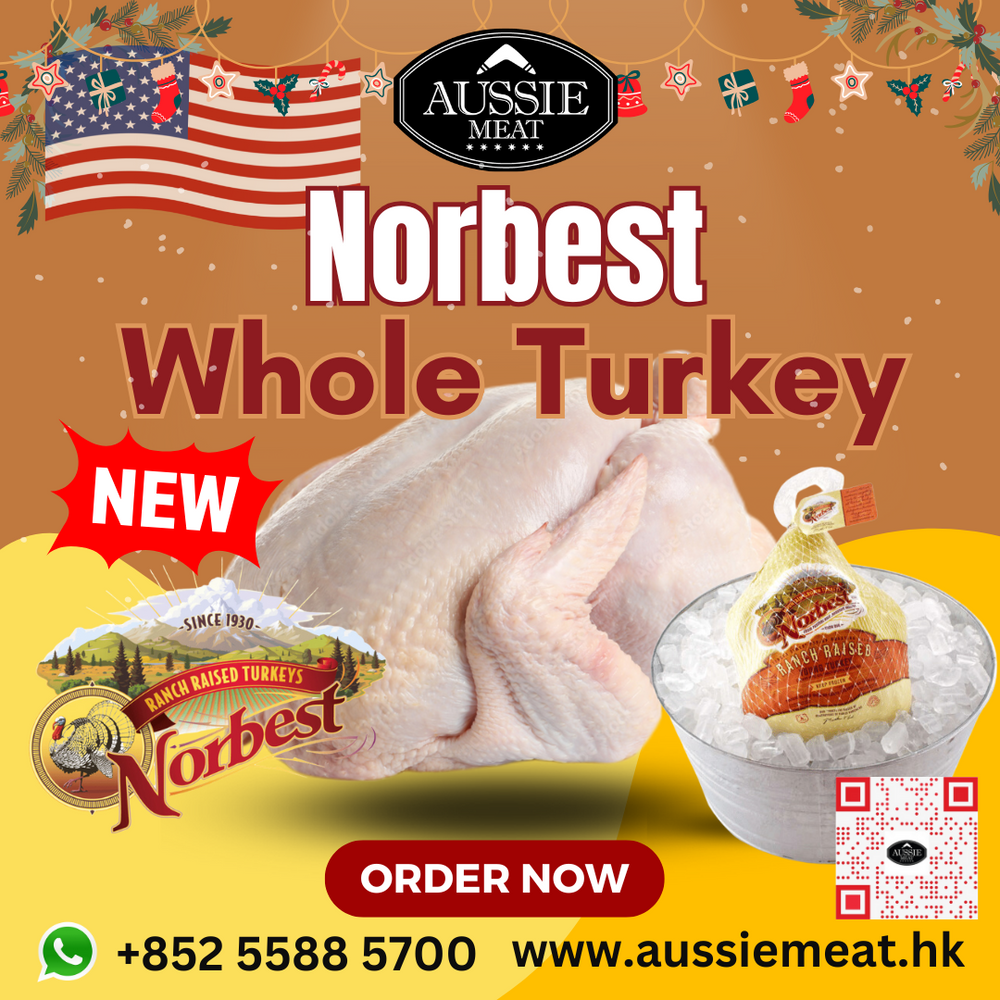 US Hormone Free Uncooked Norbest Whole Turkey | Aussie Meat Meat Delivery Online Butcher BBQ Grills Wine 