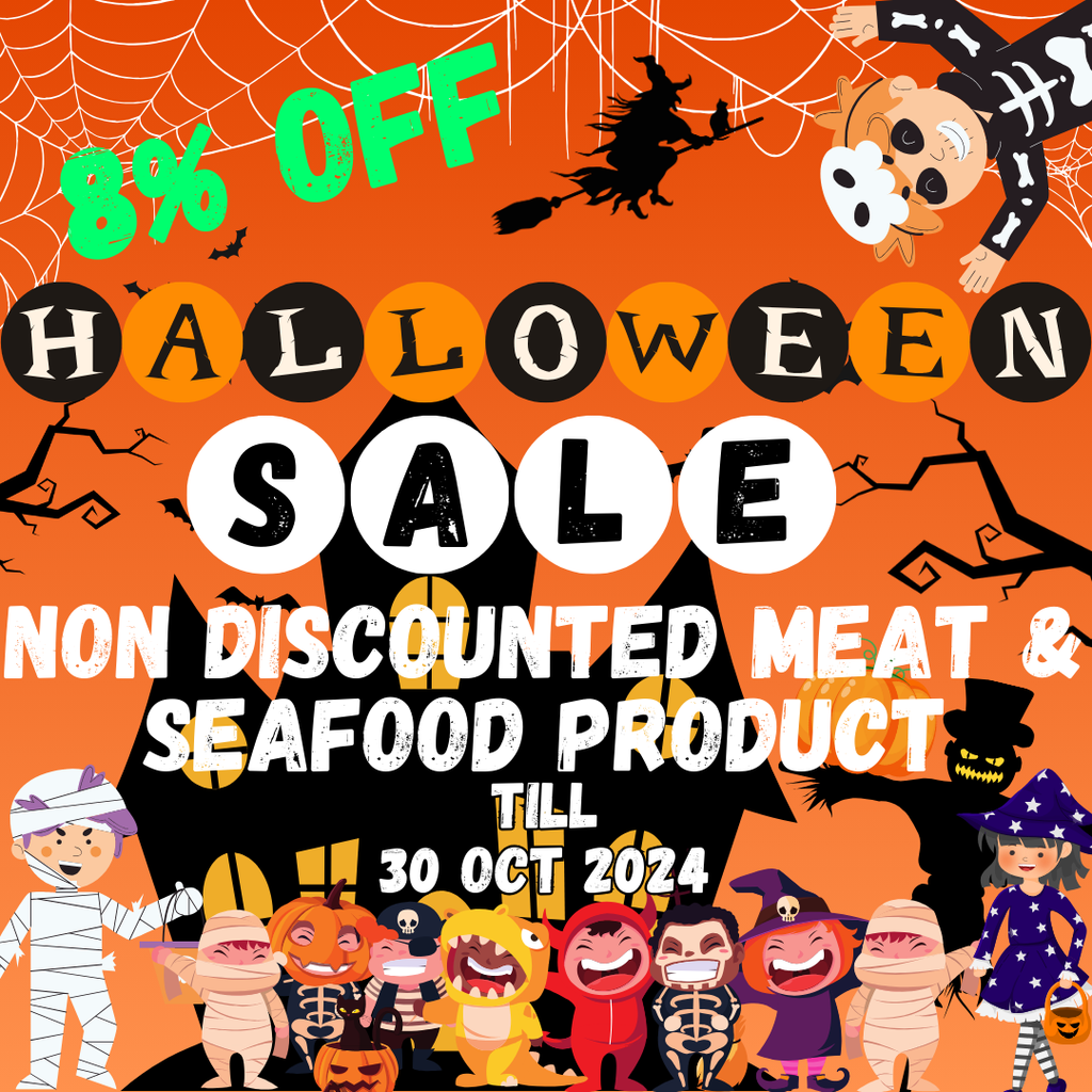 Happy Halloween Sale 8% Off for All Non Discounted Meat & Seafood Products - Aussie Meat, Meat delivery, online butcher, BBQ Grills, Wine