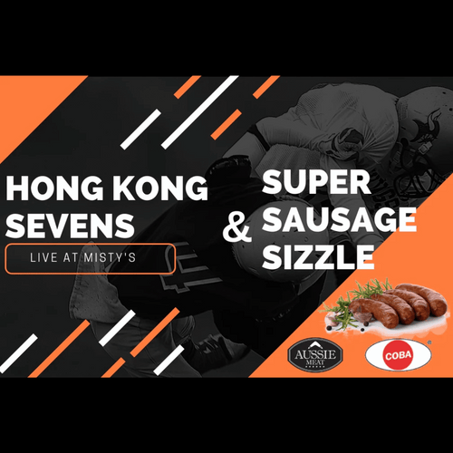 Rugby 7s | Super Sausage Sizzle at Misty's - Aussie Meat, Meat delivery, online butcher, BBQ Grills, Wine