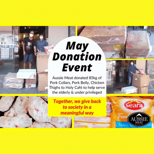 Aussie Meat donated 87kg to Holy Café! | Donation | May 2021 - Aussie Meat, Meat delivery, online butcher, BBQ Grills, Wine