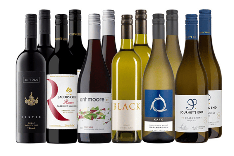 Wine Lovers | Premium Mixed White & Red Wine Dozen (12 Bottles) - Aussie Meat, Meat Delivery, Online Butcher, BBQ Grills, Wine