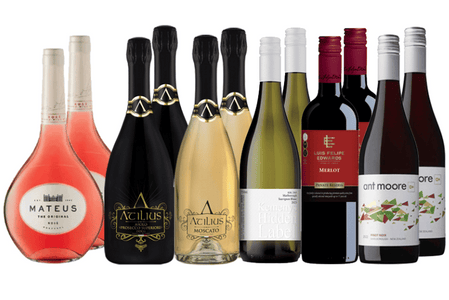 Wine Lovers | Happy Life (12 Bottles Mixed Wine and Sparkling) - Aussie Meat, Meat Delivery, Online Butcher, BBQ Grills, Wine