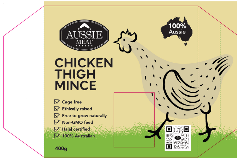 澳洲無激素免治雞髀肉(400克)|買二十送十
