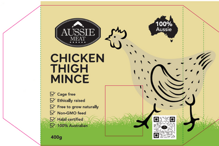 Australian Hormone Free Chicken Thigh Mince (400g) | Buy 9 Get 1 Free - Aussie Meat, Meat Delivery, Online Butcher, BBQ Grills, Wine