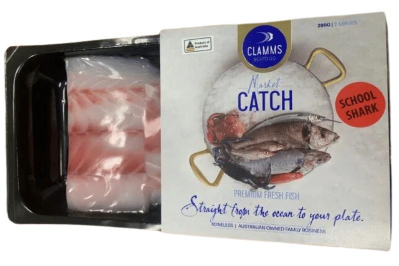 Ocean Catch Australian School Shark Portions Boneless Skinless (280g) | Buy 9 Get 1 Free - Aussie Meat, Meat Delivery, Online Butcher, BBQ Grills, Wine