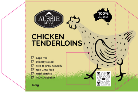 Australian Hormone Free Chicken Tenderloins (400g) | Buy 9 Get 1 Free - Aussie Meat, Meat Delivery, Online Butcher, BBQ Grills, Wine