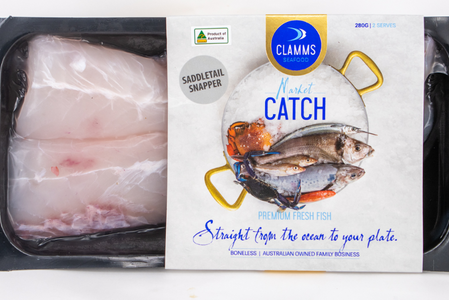 Ocean Catch Australian Saddle Tail Snapper Fillet Skin On (2 x 140g) - Aussie Meat, Meat Delivery, Online Butcher, BBQ Grills, Wine