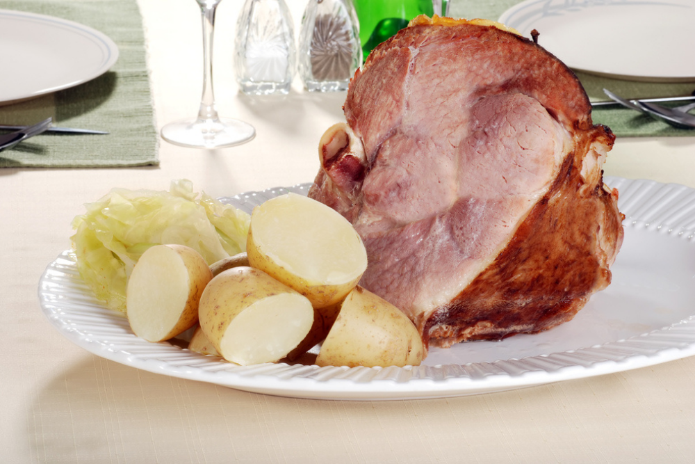 Chilled Christmas Maple Smoked Gammon Boneless Cooked Leg Ham Skin-On (~2Kg) | Limited Stock | PRE-ORDER Delivery From 13 Dec - Aussie Meat, Meat Delivery, Online Butcher, BBQ Grills, Wine